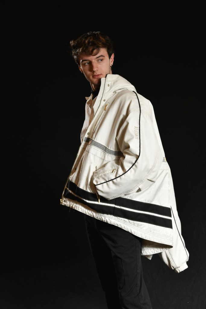Dylan Clifford poses for a studio fashion portrait in Moore Hall 424 on Wednesday, Nov. 9, 2022.
